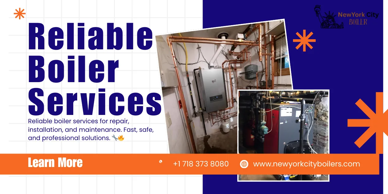Reliable boiler services including repair, installation, and maintenance with modern residential boiler systems and professional plumbing setup. 🔧🔥